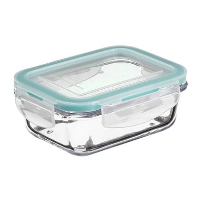 Lebensmittelbehälter, Lunchbox, Glasbehälter mit Deckel, Fassungsvermögen 0,8 l