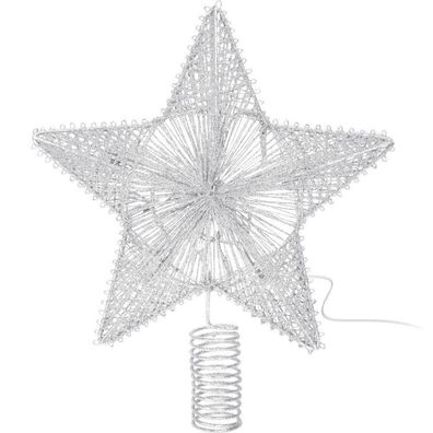 LED Weihnachtsbaumstern, hinterleuchtet, Baumwolle, 30 cm - Home Styling Collection