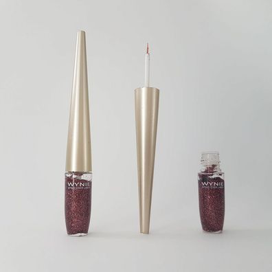 Glitter Eyeliner für das festliche Schimmer-Make-up - gold