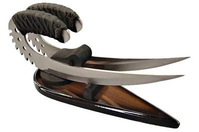 Riddick Messer - Dolche, Riddick Sabre Claws silber