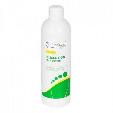 Fusslotion 500 ml Flasche professionelle Feuchtigkeitspflege Camillen60