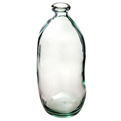 Vase aus recyceltem Glas, Höhe 73 cm, Grau - Atmosphera