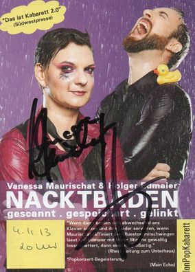 Vanessa Maurischat & Holger Edmaier Autogramm