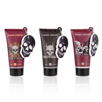 Accentra Handcreme HARD´N HEAVY in Tube inkl. Totenkopf-Nagelfeile Duft Musk Moschus