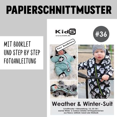 Kid5 Papierschnitt Weather & Winter-Suit + Booklet