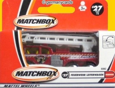 Spielzeugauto Matchbox 2001* Flughafen Leiterwagen