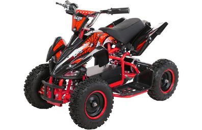 Kinderquad Racer 1000, Pocket-Quad mit 1000 Watt Elektromotor Schwarz-Rot
