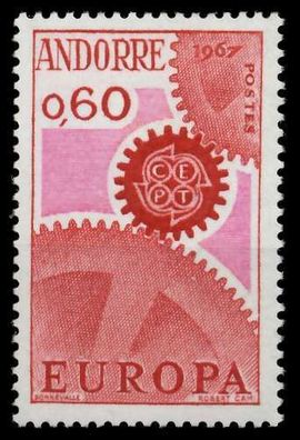 Andorra (FRANZ. POST) 1967 Nr 200 postfrisch X9C83C2