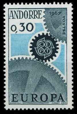 Andorra (FRANZ. POST) 1967 Nr 199 postfrisch X9C83D2