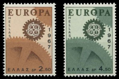 Griechenland 1967 Nr 948-949 postfrisch X9C8442