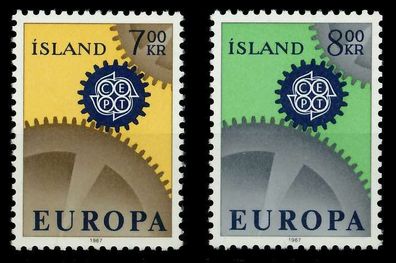 ISLAND 1967 Nr 409-410 postfrisch X9C84C6