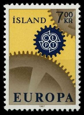 ISLAND 1967 Nr 409 postfrisch X9C84D6