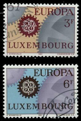Luxemburg 1967 Nr 748-749 gestempelt X9C8532