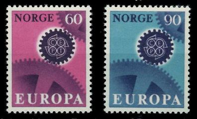 Norwegen 1967 Nr 555-556 postfrisch X9C8576