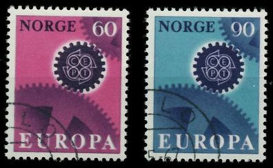 Norwegen 1967 Nr 555-556 gestempelt X9D1466