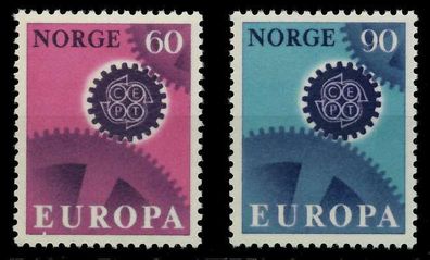 Norwegen 1967 Nr 555-556 postfrisch X9D146A