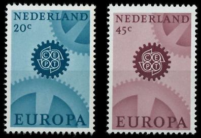 Niederlande 1967 Nr 878x-879x postfrisch X9D148A