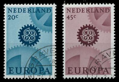 Niederlande 1967 Nr 878x-879x gestempelt X9D148E