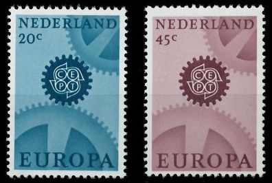 Niederlande 1967 Nr 878x-879x postfrisch X9D1496