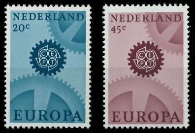 Niederlande 1967 Nr 878x-879x postfrisch X9D149E