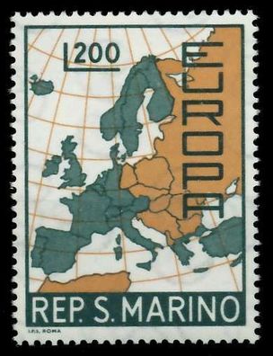 SAN MARINO 1967 Nr 890 postfrisch X9D1512