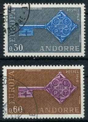 Andorra (FRANZ. POST) 1968 Nr 208-209 gestempelt X9D1632