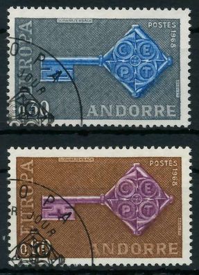 Andorra (FRANZ. POST) 1968 Nr 208-209 gestempelt X9D1636