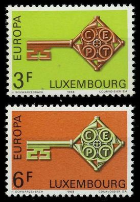 Luxemburg 1968 Nr 771-772 postfrisch SA52F16