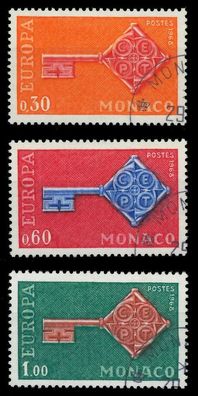 MONACO 1967 Nr 879-881 gestempelt X9D1852