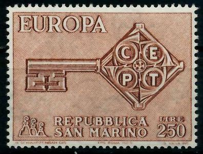 SAN MARINO 1968 Nr 913 postfrisch X9D18BA