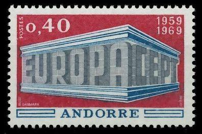 Andorra (FRANZ. POST) 1969 Nr 214 postfrisch SA5E6AA