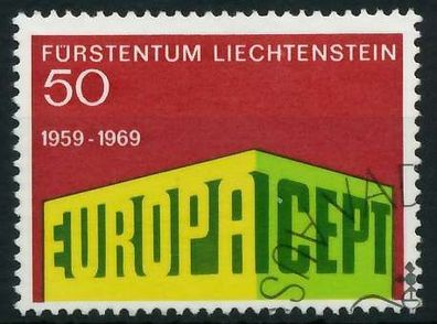 Liechtenstein 1969 Nr 507 gestempelt X9D1A96