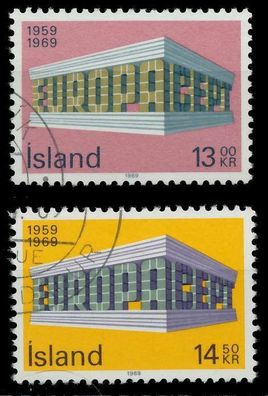 ISLAND 1969 Nr 428-429 gestempelt X9D1ABA