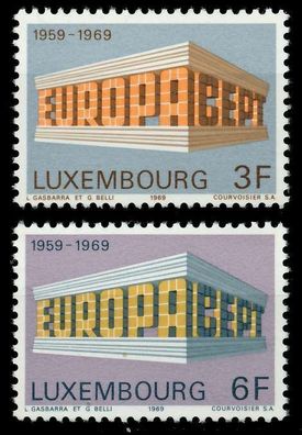Luxemburg 1969 Nr 788-789 postfrisch SA5E8F2