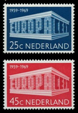 Niederlande 1969 Nr 920-921 postfrisch SA5E946