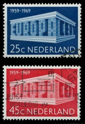 Niederlande 1969 Nr 920-921 gestempelt X9D1BD6