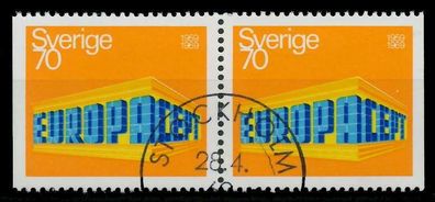 Schweden 1969 Nr 634Dl + 634Dr gestempelt WAAGR PAAR X9DBB76