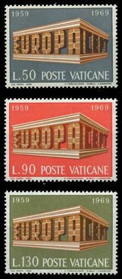 Vatikan 1969 Nr 547-549 postfrisch SA5EACA