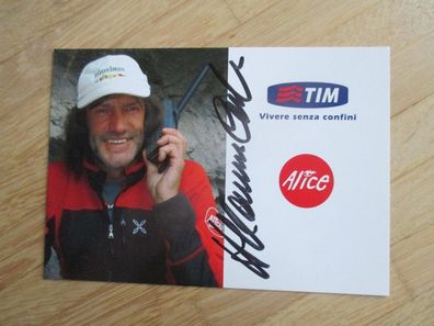 Extrembergsteiger Legende Hans Kammerlander - handsigniertes Autogramm!!!!