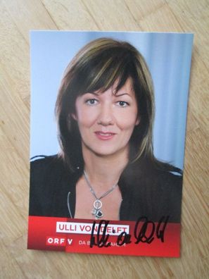 ORF Fernsehmoderatorin Ulli von Delft - handsigniertes Autogramm!!!