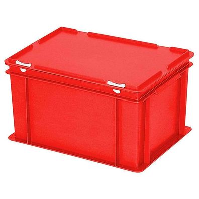 Eurobox mit Scharnierdeckel 600x400x435 Allzweckkiste Stapelbehälter Lagerbox