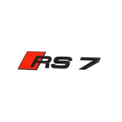 Original Audi RS7 Schriftzug Tuning Emblem Exclusive Black Edition Logo schwarz