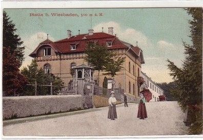 60129 Ak Platte bei Wiesbaden 1909