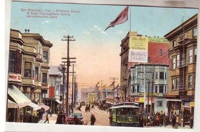 18668 Ak San Francisco California USA Fillmore Street um 1910