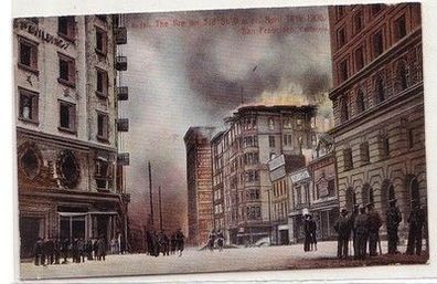 58636 Ak San Francisco California USA the Fire on 3rd St. 9 a.m. 18. April 1906
