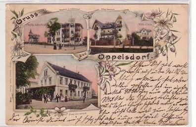 60039 Mehrbild Ak Gruß aus Oppelsdorf Schlesien 1909