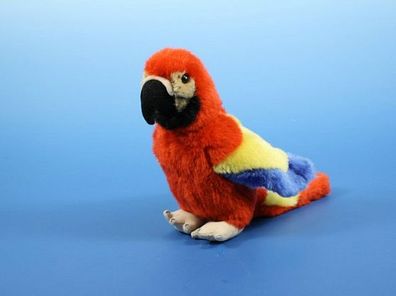 Papagei rot Plüsch Kuscheltier Plüschtier Stofftier NEU 18cm (auch für Pirat Kostüm)