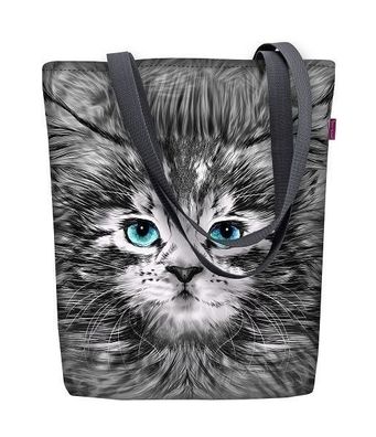 Stofftasche "Katze", Tasche , 24,95€/ Stück, Henkeltasche , Schultertasche