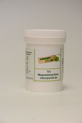 Magnesiumcitrat Trinkwasserfrei 100 g Magnesium Mineralien Wohlbefinden Fitness