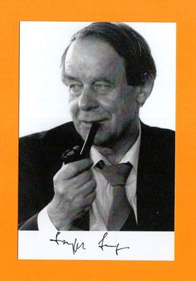 Siegfried Lenz (Schriftsteller, verstorben ) - signiertes Foto